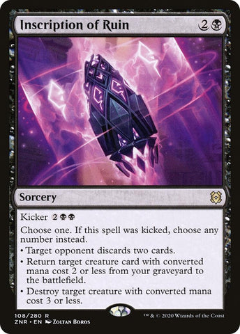 Image for Inscription of Ruin (108) [Zendikar Rising]