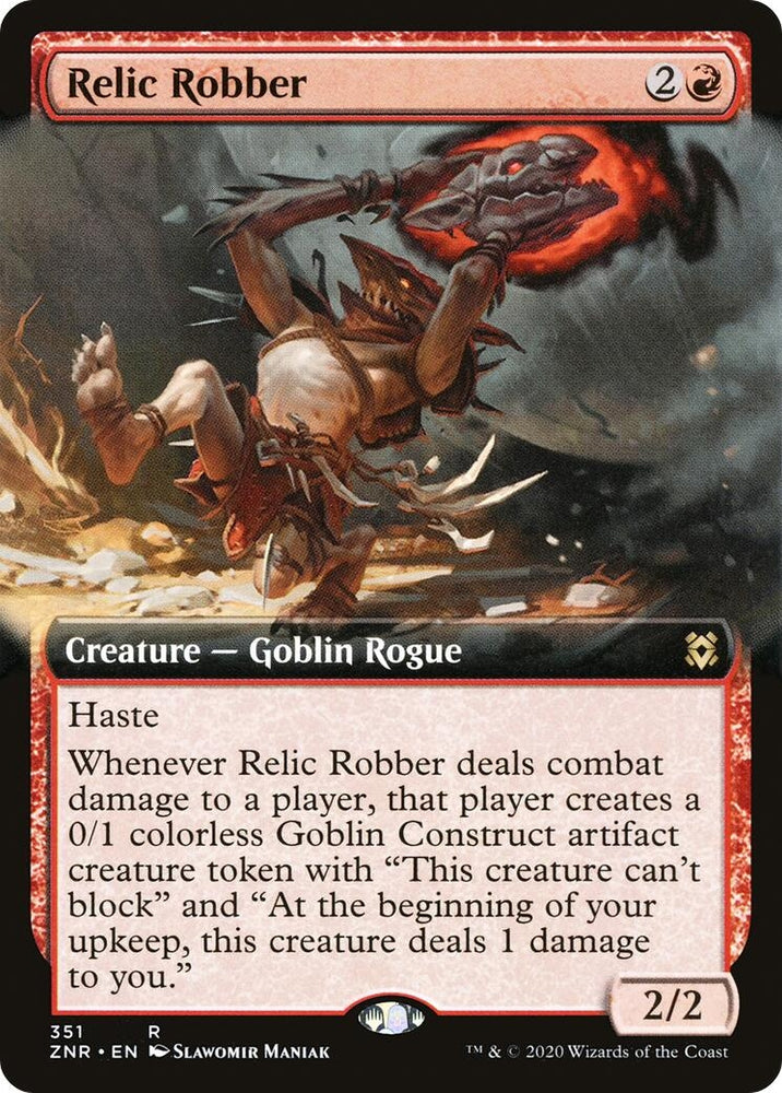 Image for Relic Robber (Extended Art) (351) [Zendikar Rising]