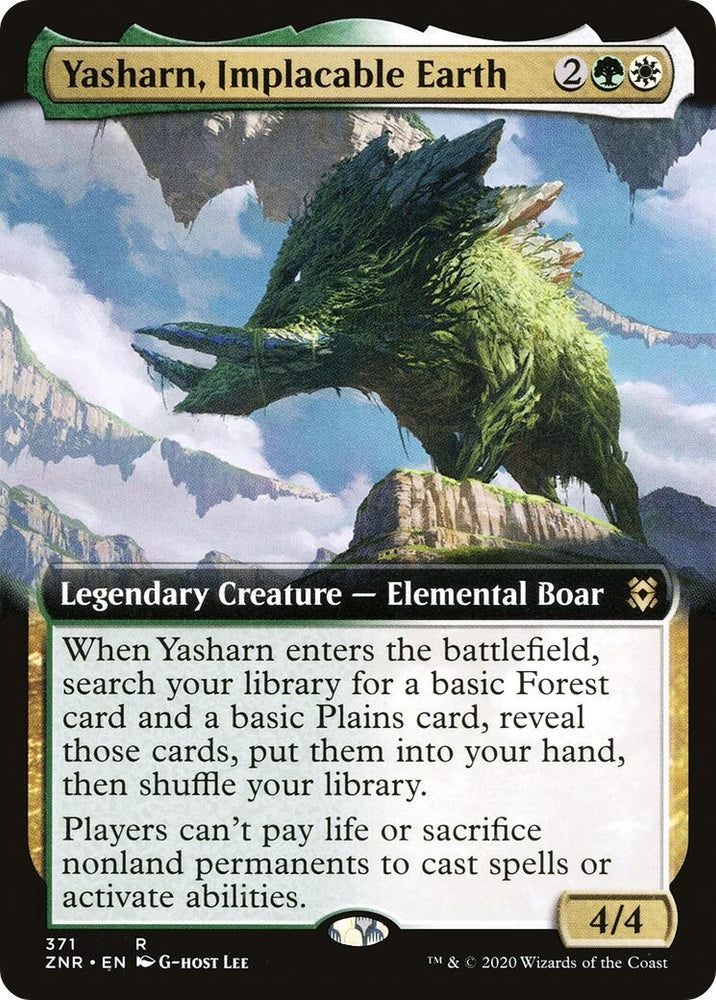 Image for Yasharn, Implacable Earth (Extended Art) (371) [Zendikar Rising]