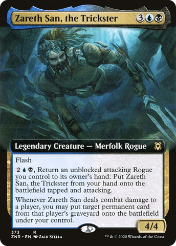 Image for Zareth San, the Trickster (Extended Art) (373) [Zendikar Rising]