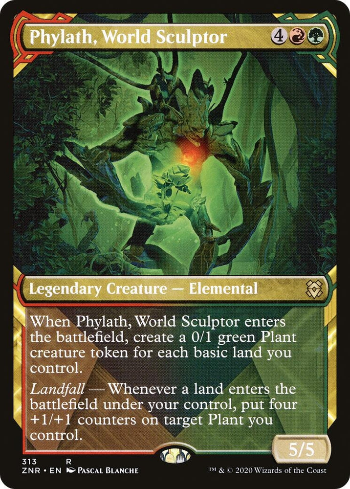 Image for Phylath, World Sculptor (Showcase) (313) [Zendikar Rising]