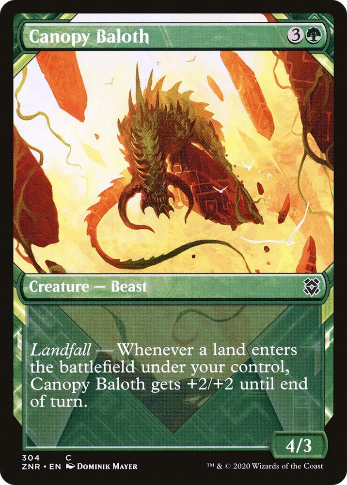 Image for Canopy Baloth (Showcase) (304) [Zendikar Rising]