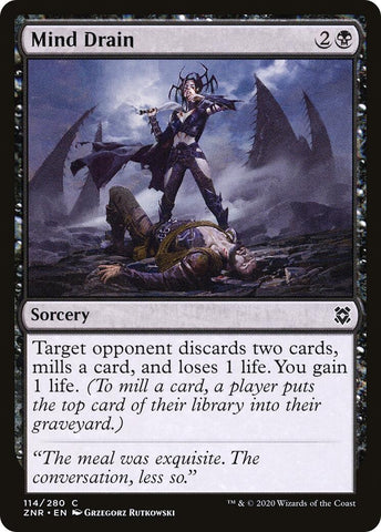 Image for Mind Drain (114) [Zendikar Rising]
