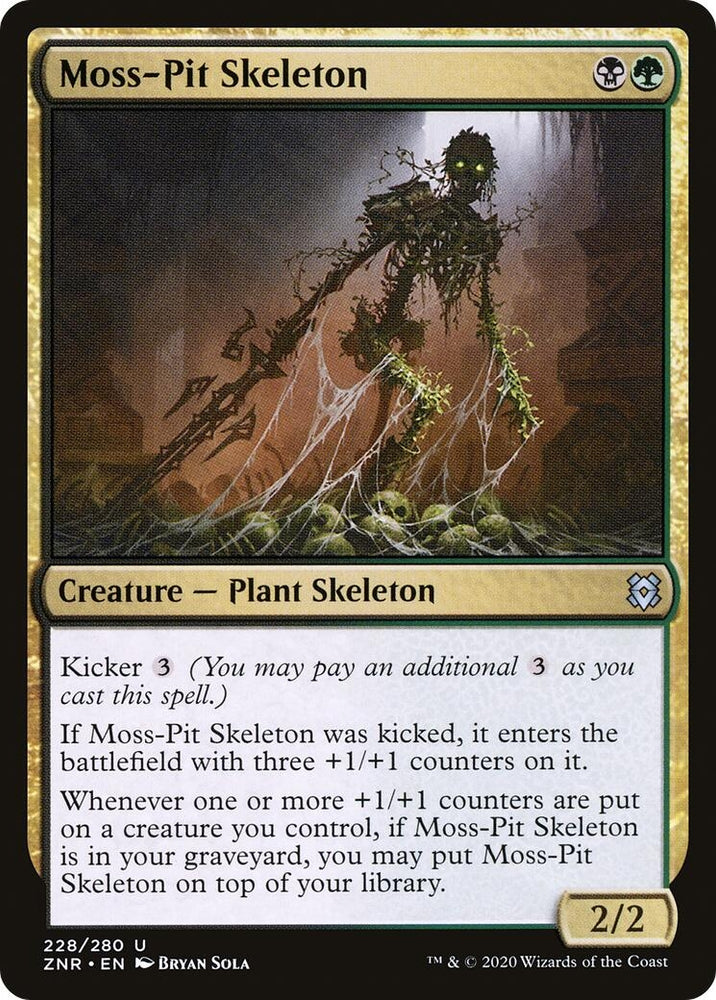 Image for Moss-Pit Skeleton (228) [Zendikar Rising]
