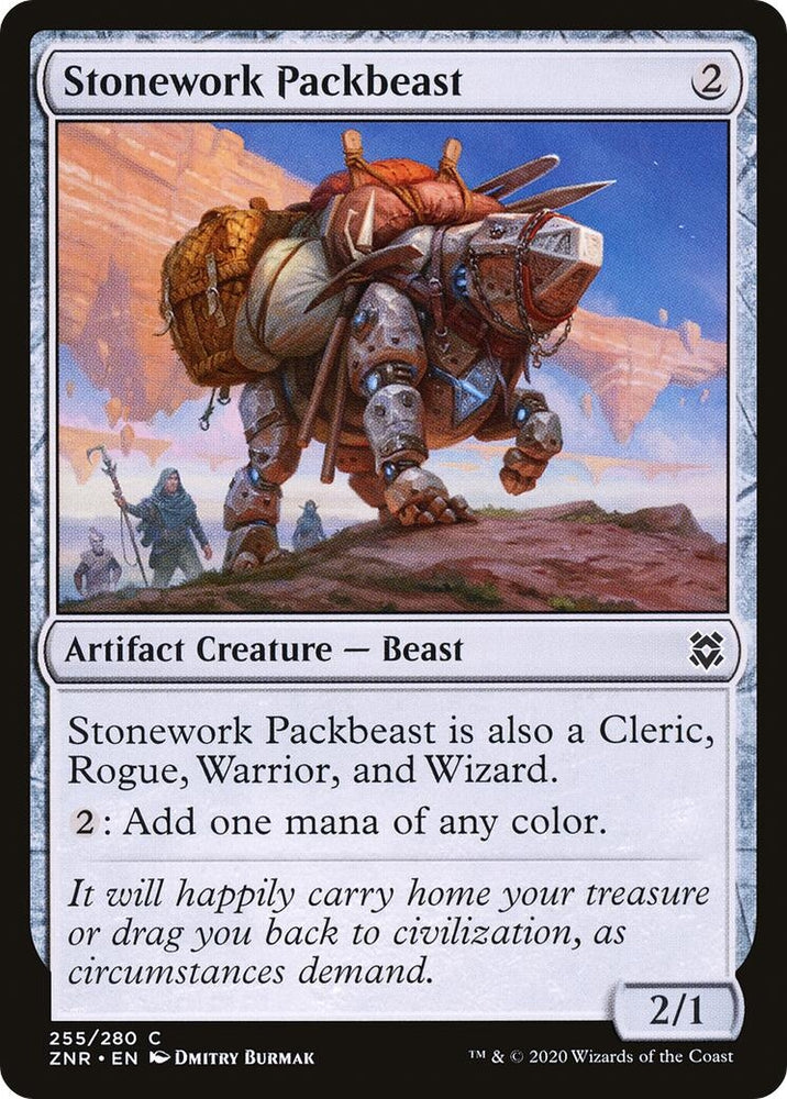 Image for Stonework Packbeast (255) [Zendikar Rising]