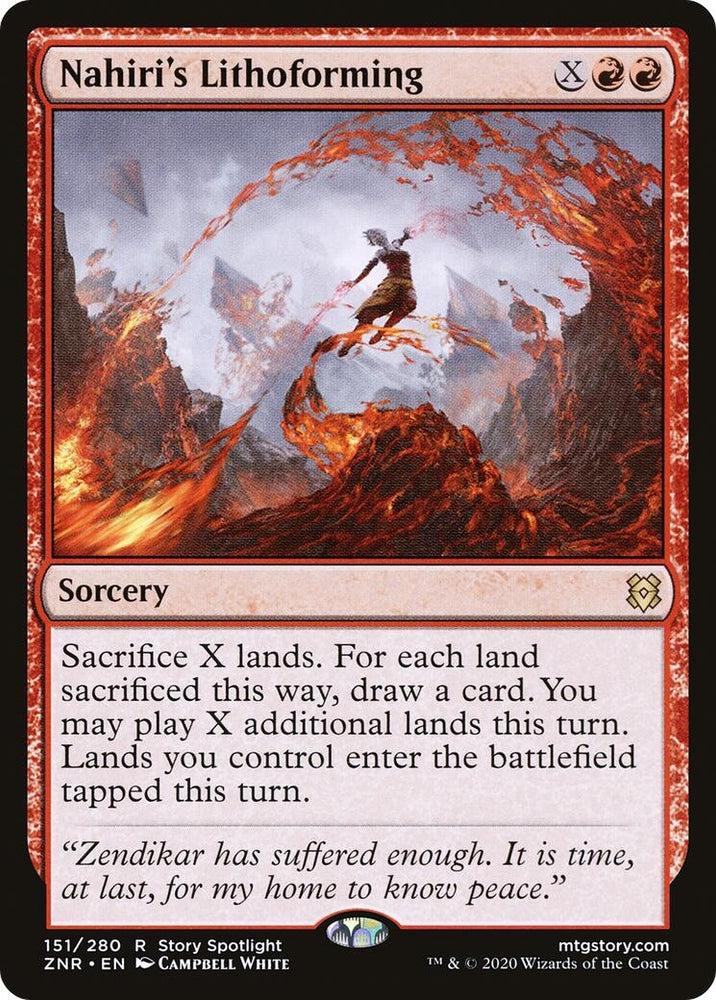 Image for Nahiri's Lithoforming (151) [Zendikar Rising]