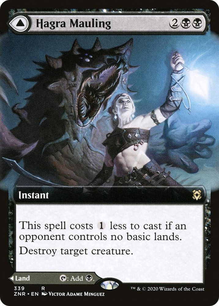Image for Hagra Mauling (Extended Art) (339) [Zendikar Rising]