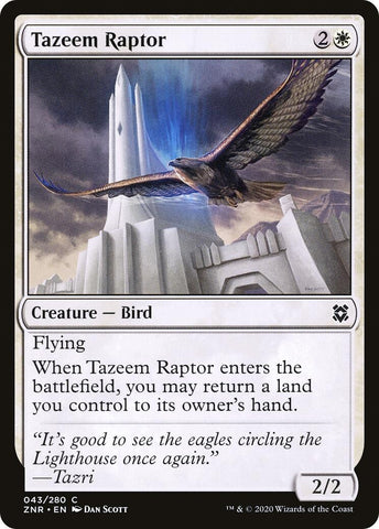 Image for Tazeem Raptor (43) [Zendikar Rising]