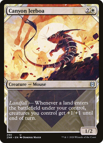 Image for Canyon Jerboa (Showcase) (290) [Zendikar Rising]