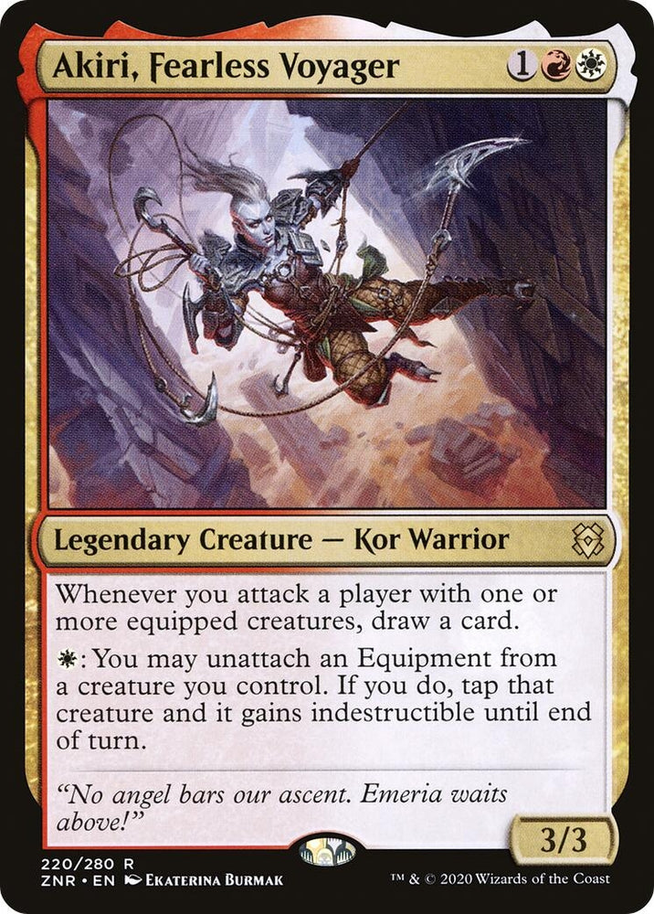 Image for Akiri, Fearless Voyager (220) [Zendikar Rising]