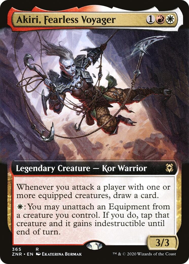 Image for Akiri, Fearless Voyager (Extended Art) (365) [Zendikar Rising]