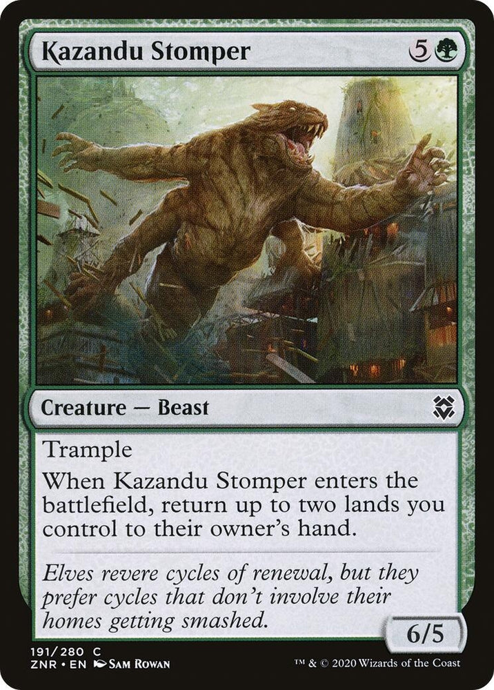 Image for Kazandu Stomper (191) [Zendikar Rising]