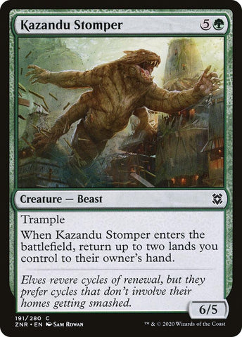 Image for Kazandu Stomper (191) [Zendikar Rising]