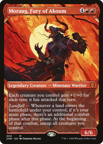 Image for Moraug, Fury of Akoum (Showcase) (300) [Zendikar Rising]
