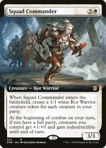 Image for Squad Commander (Extended Art) (323) [Zendikar Rising]