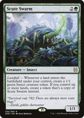 Image for Scute Swarm (203) [Zendikar Rising]