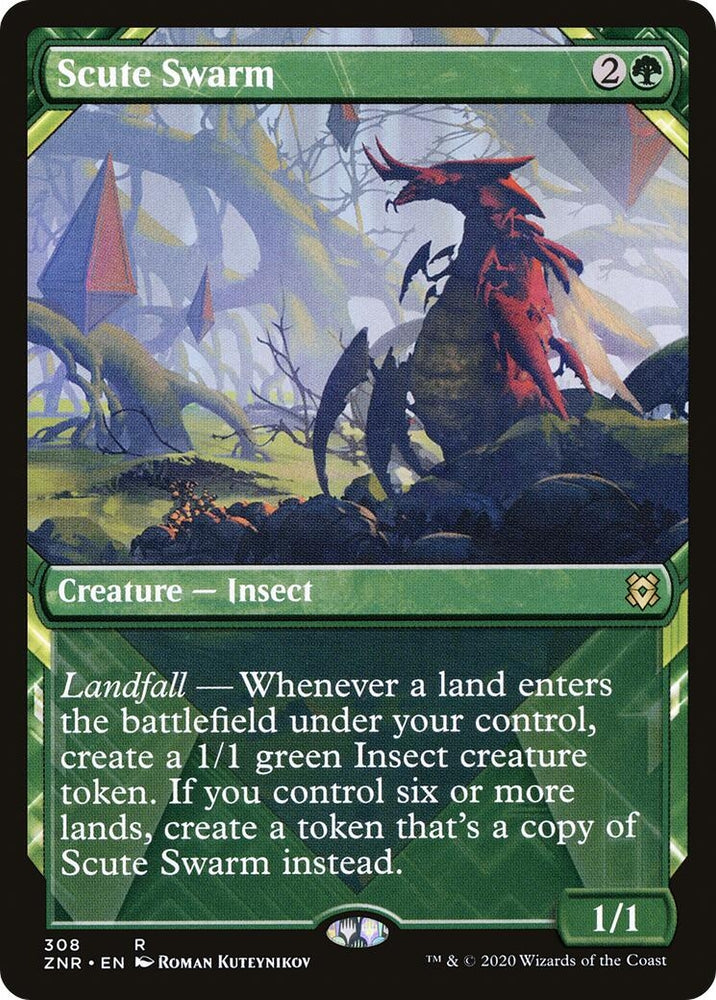 Image for Scute Swarm (Showcase) (308) [Zendikar Rising]