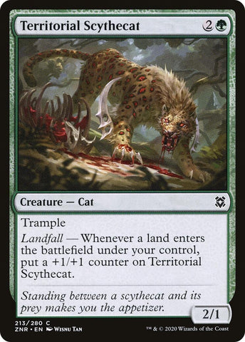 Image for Territorial Scythecat (213) [Zendikar Rising]