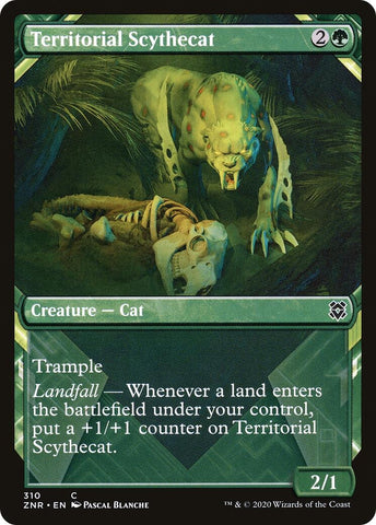 Image for Territorial Scythecat (Showcase) (310) [Zendikar Rising]