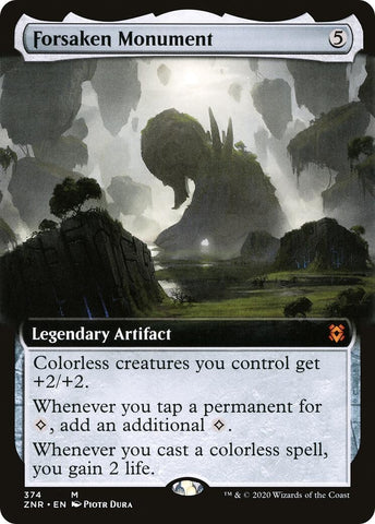 Image for Forsaken Monument (Extended Art) (374) [Zendikar Rising]