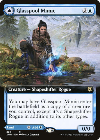 Image for Glasspool Mimic (Extended Art) (328) [Zendikar Rising]