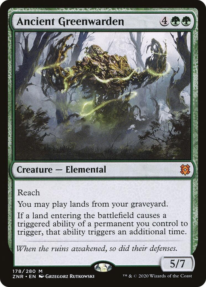 Image for Ancient Greenwarden (178) [Zendikar Rising]