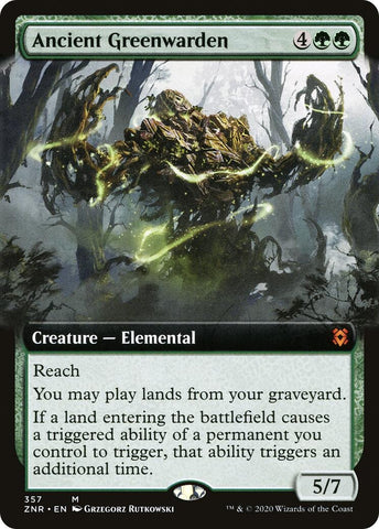Image for Ancient Greenwarden (Extended Art) (357) [Zendikar Rising]