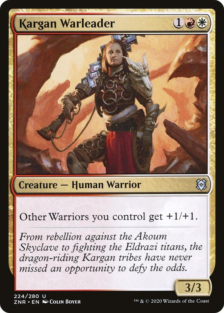 Image for Kargan Warleader (224) [Zendikar Rising]