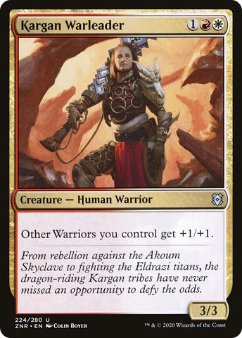 Image for Kargan Warleader (224) [Zendikar Rising]