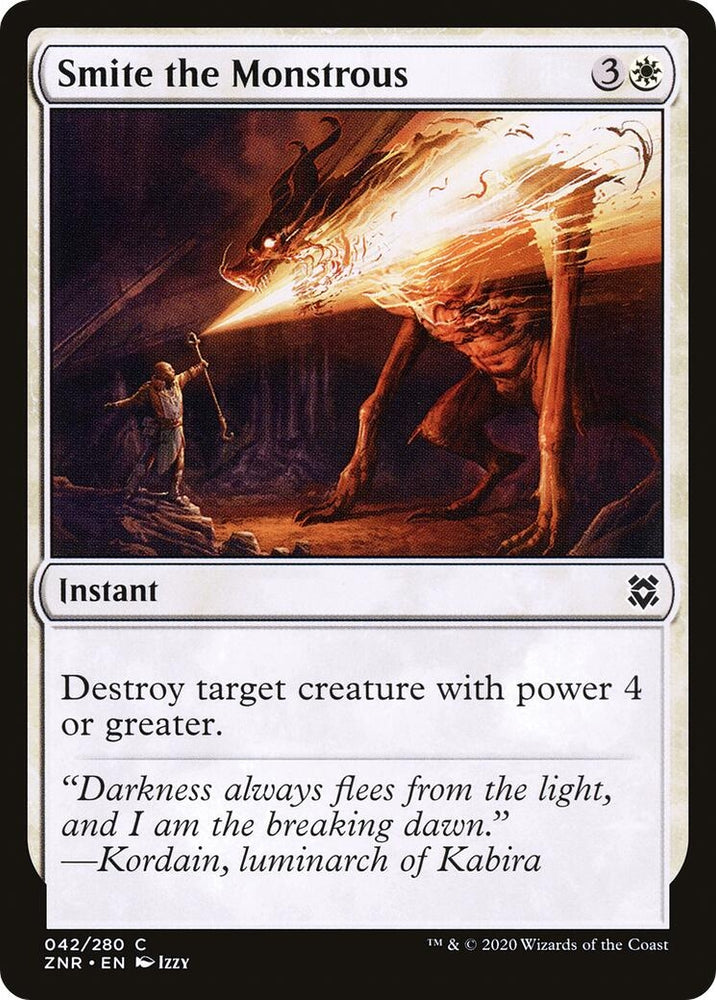 Image for Smite the Monstrous (42) [Zendikar Rising]