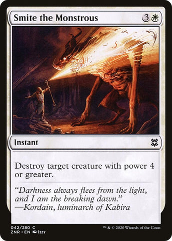 Image for Smite the Monstrous (42) [Zendikar Rising]