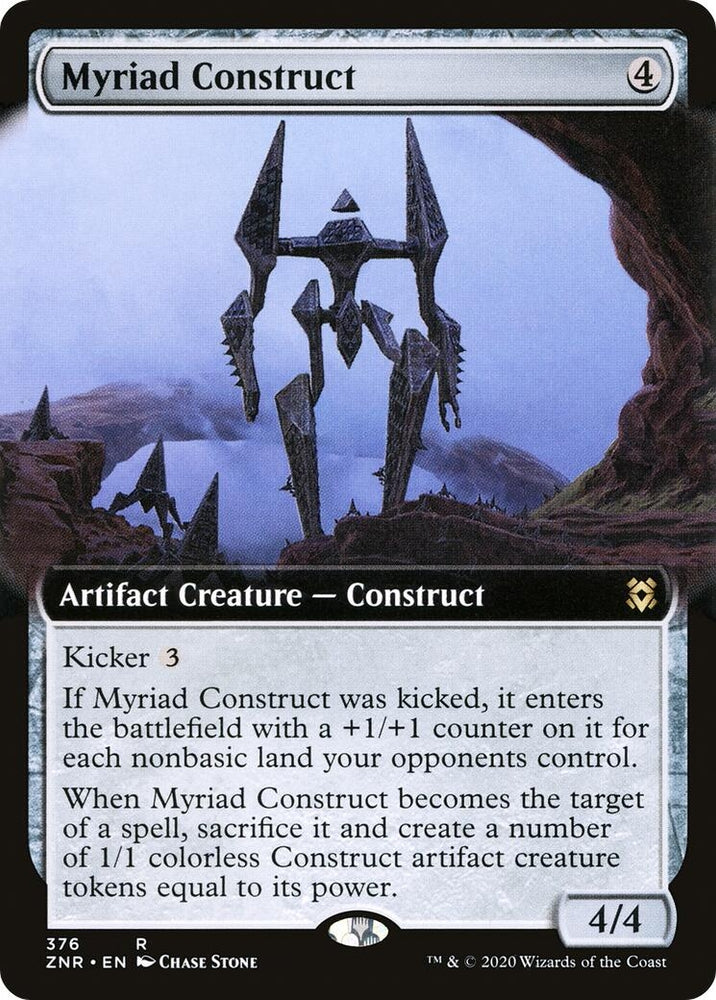 Image for Myriad Construct (Extended Art) (376) [Zendikar Rising]