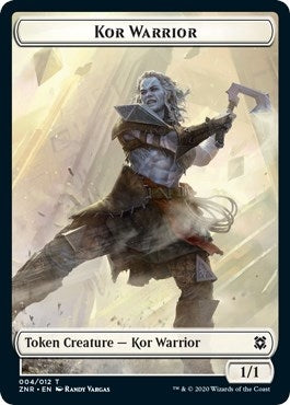 Image for Kor Warrior Token (4) [Zendikar Rising]