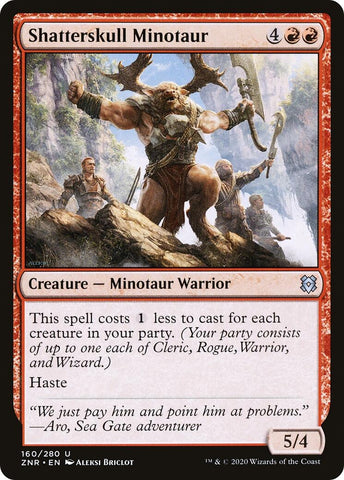 Image for Shatterskull Minotaur (160) [Zendikar Rising]