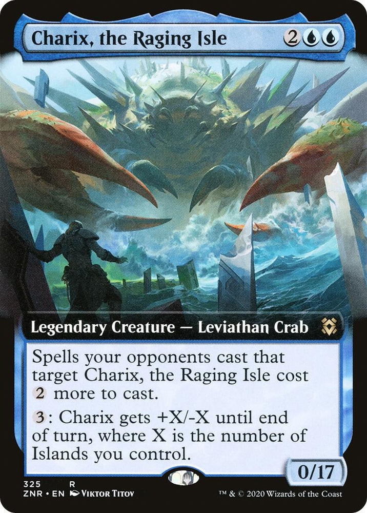Image for Charix, the Raging Isle (Extended Art) (325) [Zendikar Rising]