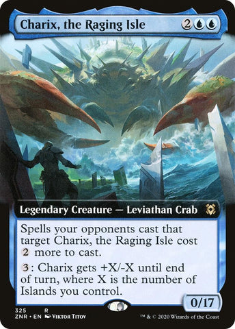 Image for Charix, the Raging Isle (Extended Art) (325) [Zendikar Rising]