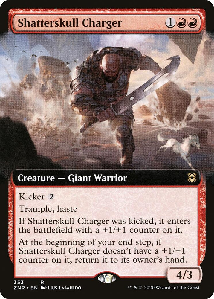 Image for Shatterskull Charger (Extended Art) (353) [Zendikar Rising]