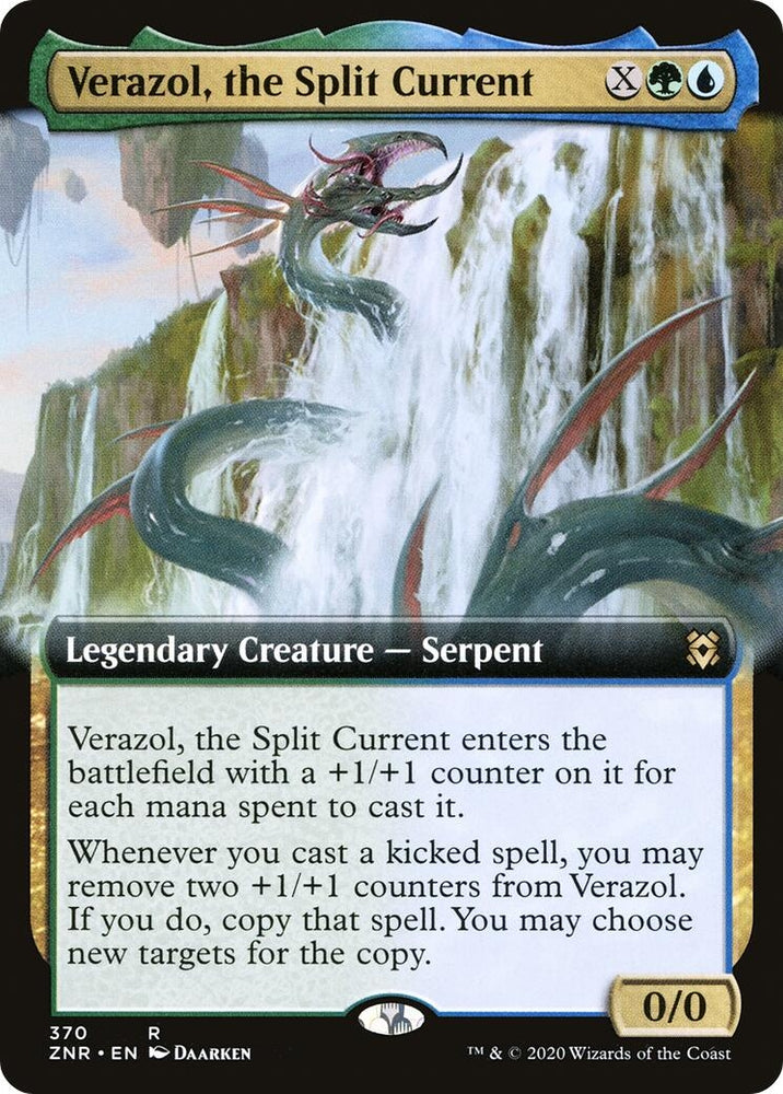 Image for Verazol, the Split Current (Extended Art) (370) [Zendikar Rising]