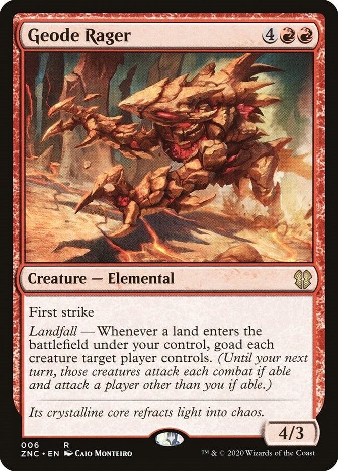 Image for Geode Rager (6) [Commander: Zendikar Rising]