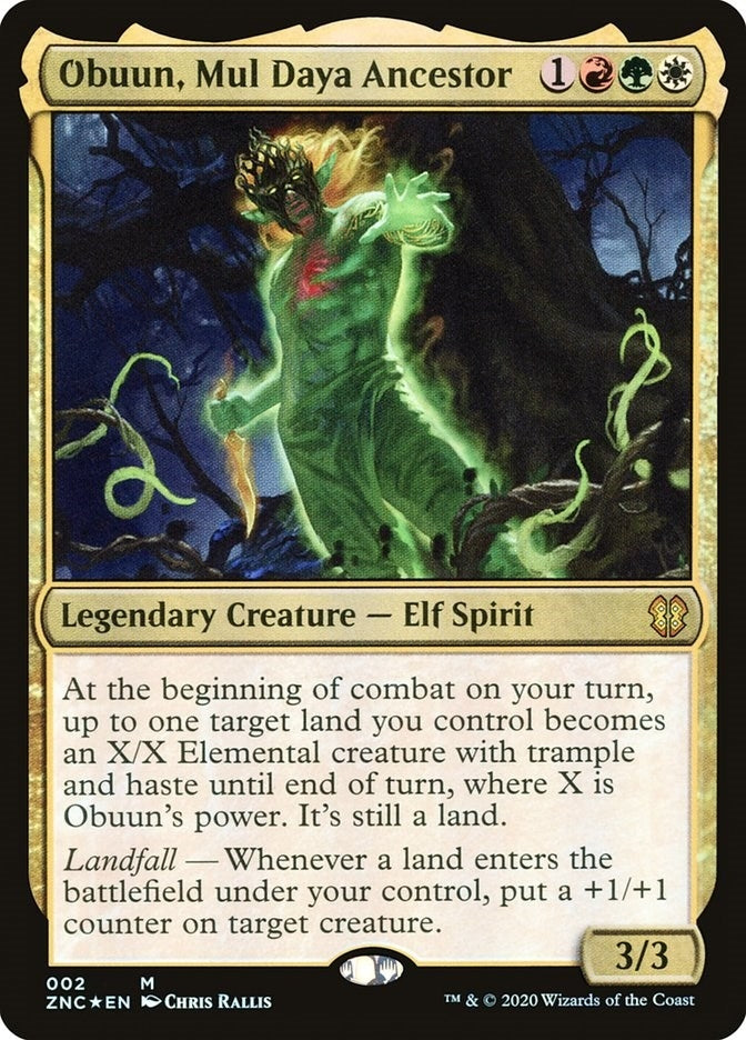 Image for Obuun, Mul Daya Ancestor (2) [Commander: Zendikar Rising]