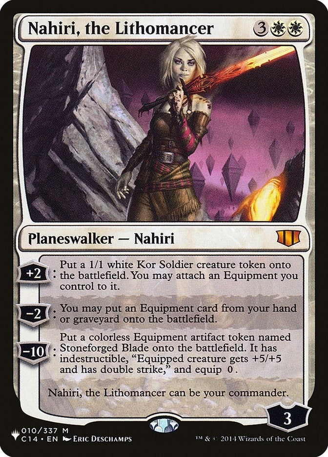 Image for Nahiri, the Lithomancer (10) [The List Reprints]