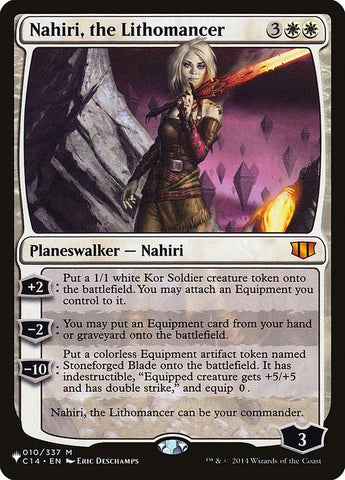 Image for Nahiri, the Lithomancer (10) [The List Reprints]