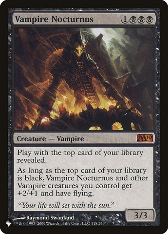 Image for Vampire Nocturnus (118) [The List Reprints]