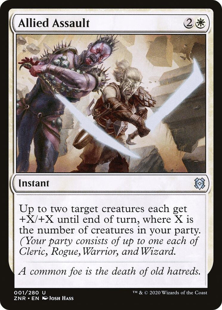 Image for Allied Assault (1) [Zendikar Rising]