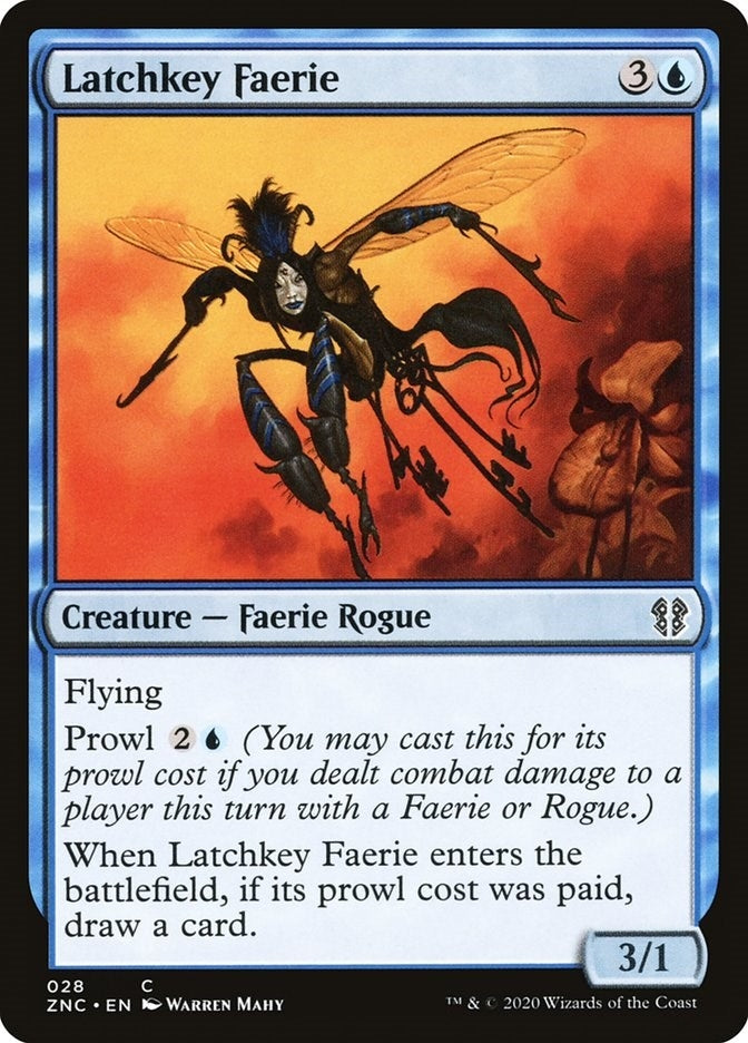 Image for Latchkey Faerie (28) [Commander: Zendikar Rising]