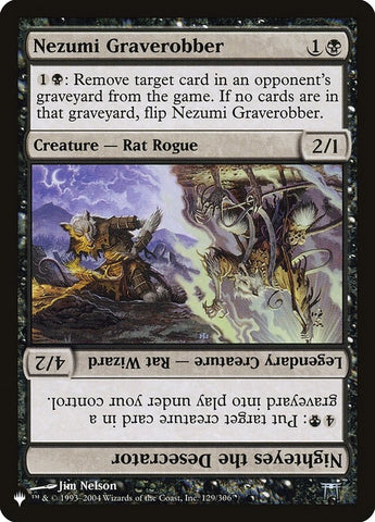 Image for Nezumi Graverobber // Nighteyes the Desecrator (129) [The List Reprints]