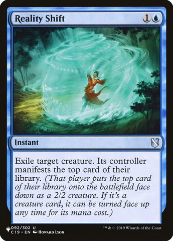 Image for Reality Shift (C19) (92) [The List Reprints]