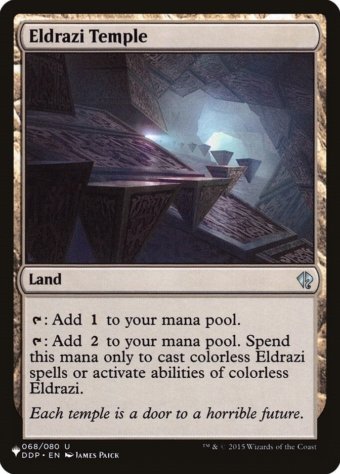 Image for Eldrazi Temple (68) [The List Reprints]
