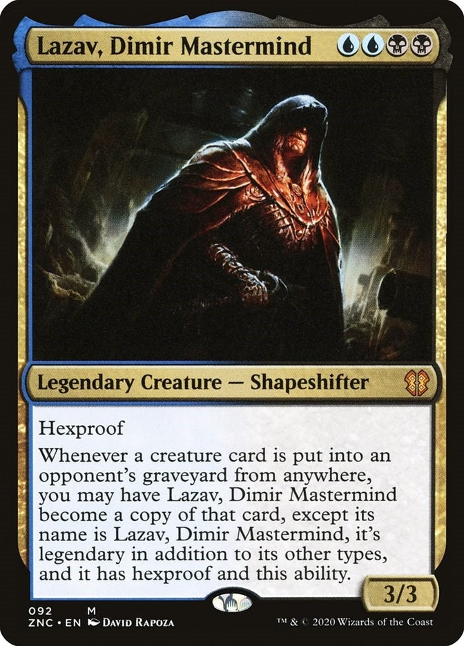 Image for Lazav, Dimir Mastermind (92) [Commander: Zendikar Rising]