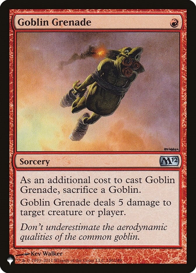 Image for Goblin Grenade (140) [The List Reprints]